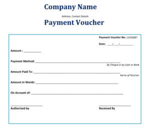 Free Download Payment Voucher Format | Cash | Bank | Advance