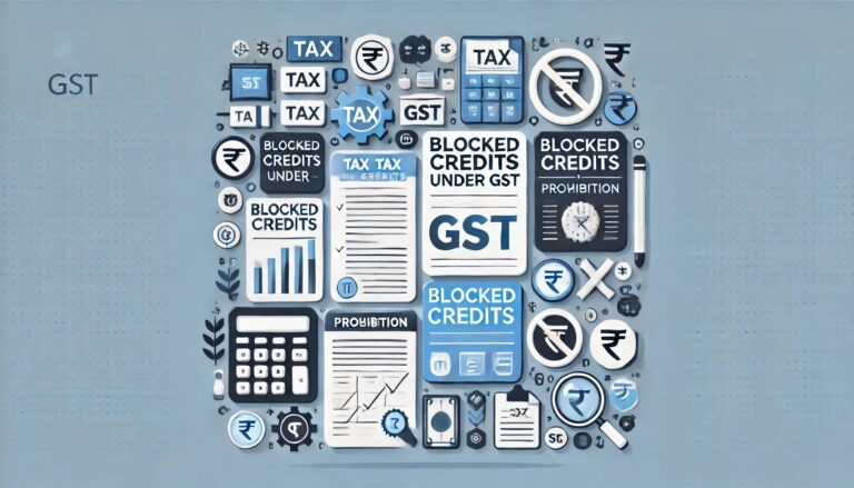 Blocked Credits under GST