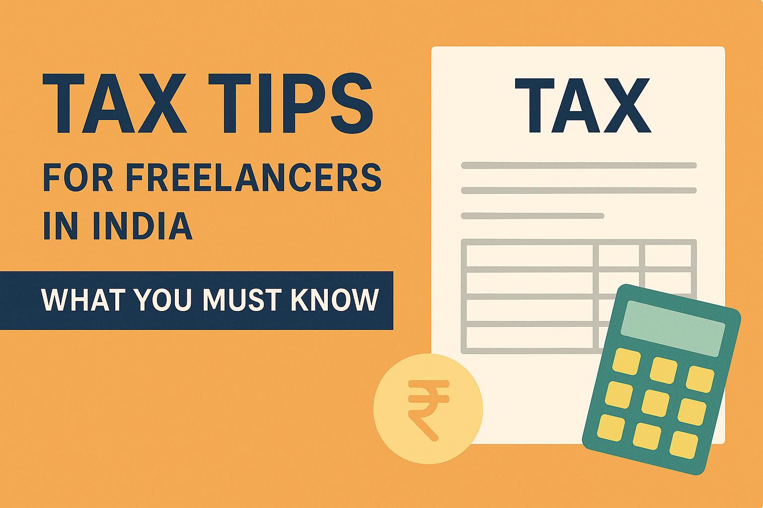 Tax Tips for Freelancers in India: What You Must Know
