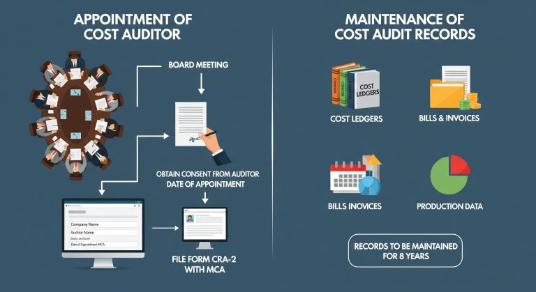 Appointment of Cost Auditor and Maintenance of Cost Audit Records
