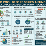 Startup founders on structuring an ESOP pool before Series A funding, covering founder dilution, investor preferences, benchmarks, and legal compliance.