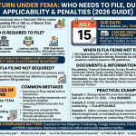 FLA Return compliance under FEMA for 2026, highlighting who needs to file, the July 15 due date, applicability rules, required documents, and non-filing penalties