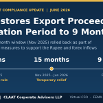 RBI restores export proceeds realisation period to 9 months from June 2026 under FEMA export compliance regulations for Indian exporters