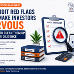 Audit red flags before investor due diligence including related-party transactions, revenue recognition, governance compliance, and financial audit readiness guide by Chhota CFO.