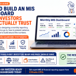 MIS dashboard for investor-ready monthly financial reporting