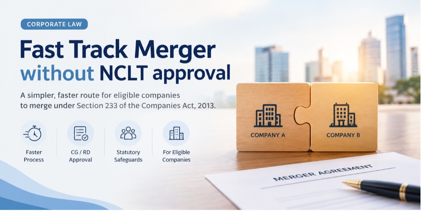 Fast Track Merger under Section 233 of the Companies Act