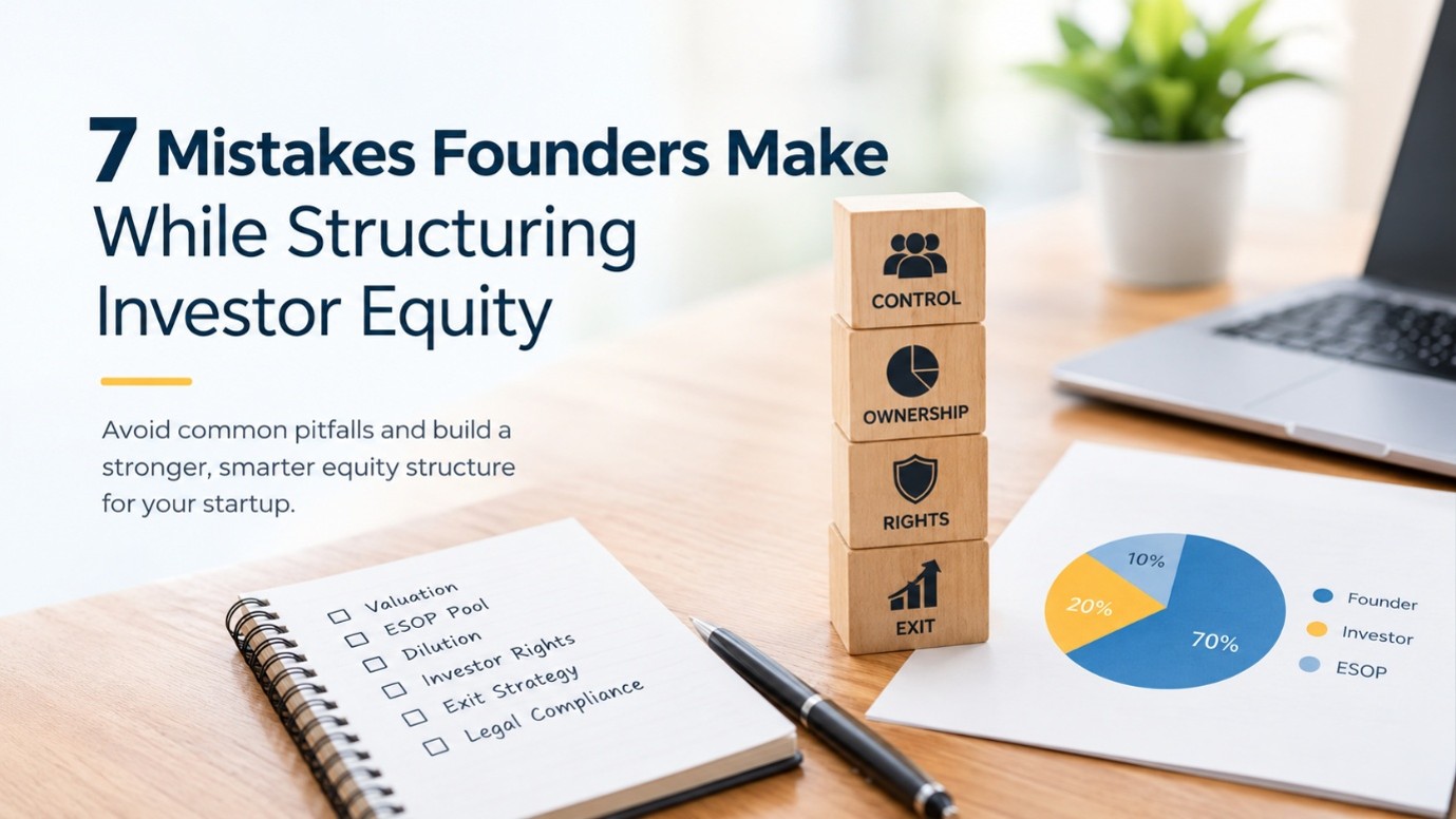 7 mistakes founders make while structuring investor equity